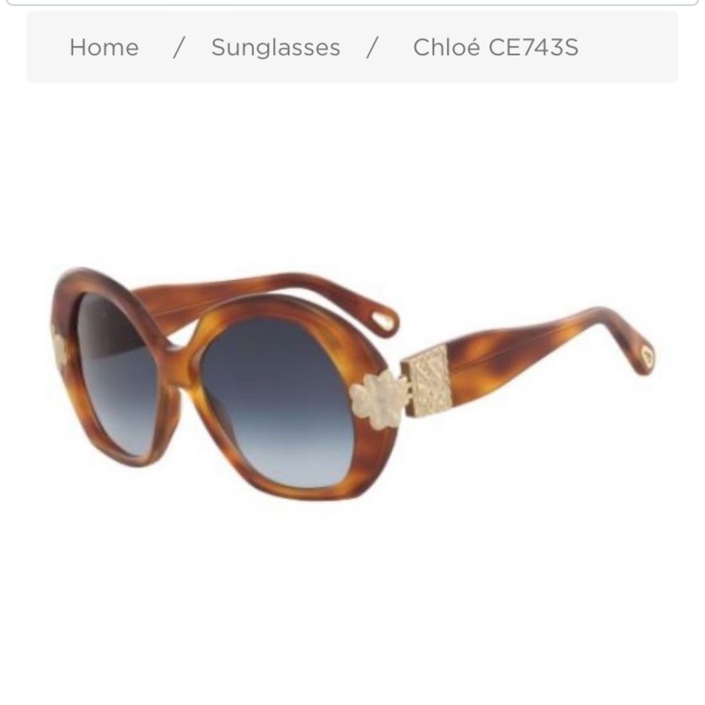 Chloe CE743S Oversized Sunglasses